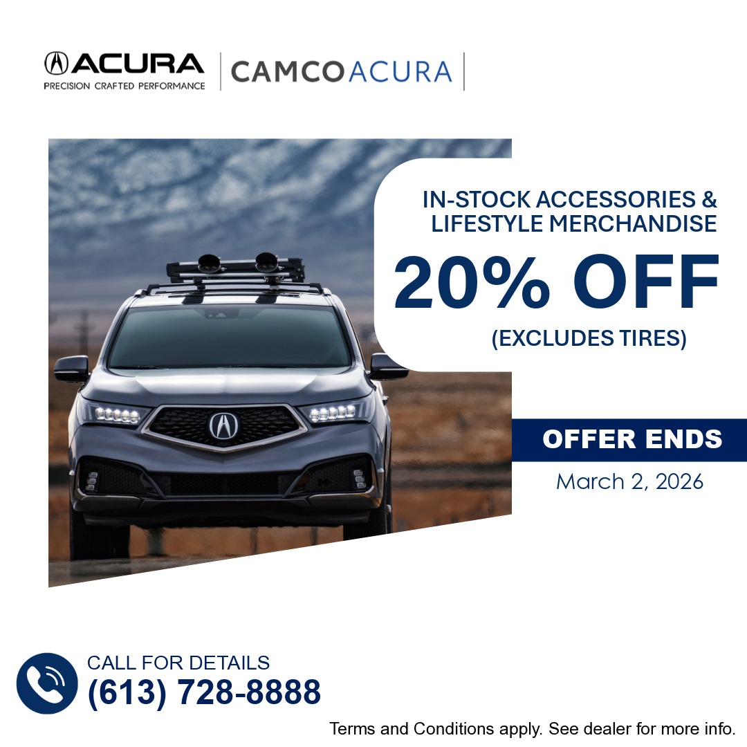 20% Off In Stock Accessories and Lifestyle Merchandise