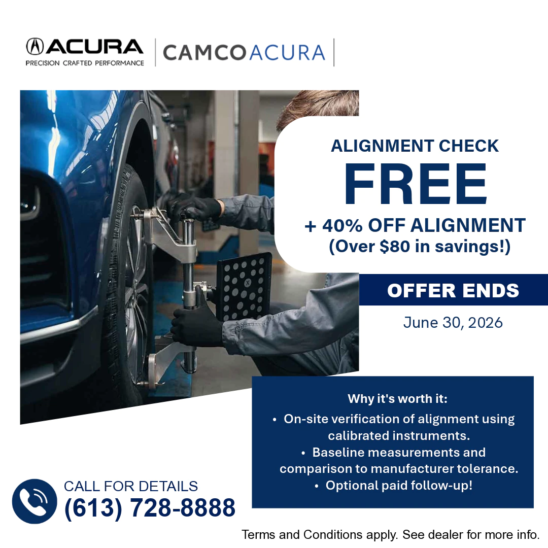 FREE Alignment Check (+40% OFF an Alignment)